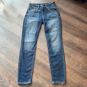 Silver Jeans Aiko Mid-Rise Bootcut Stretch W24/L29-00 XS